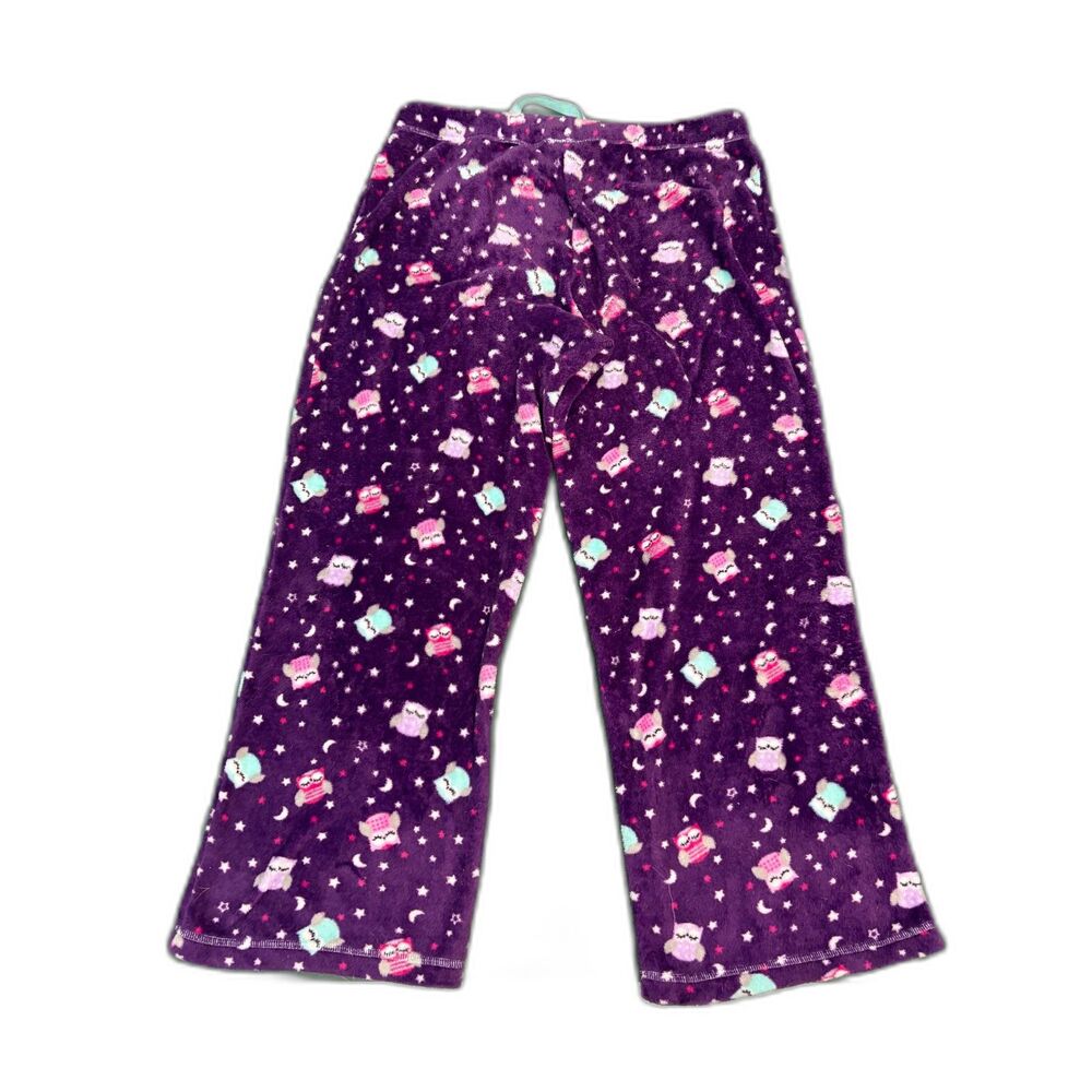Secret Treasures Plush Fleece Owl Print Pajama Pants